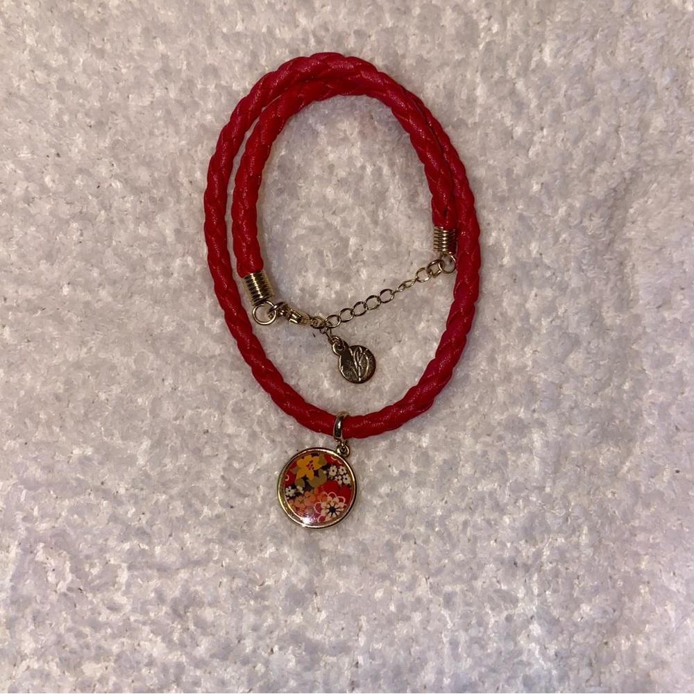 Vera Bradley Bittersweet Double Wrap Braided Bracelet *Retired Pattern!*